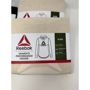 Reebok Women’s XL Lightweight Hoodie Cream color NEW Soft